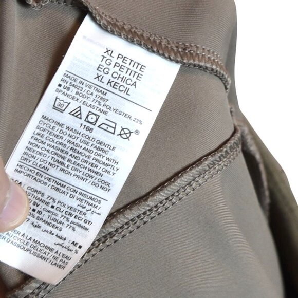 Old Navy XL Petite Wide Leg Pants Taupe Flowy Drapey Soft Loungecore Minimalist - Picture 8 of 11